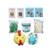 꼬메빔보 향기 버블솝플레이 비누클레이 리필 50g - 1kg, 500g, 하양