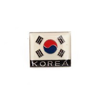 태극기 KOREA 마크 배지 군인 군용 뱃지