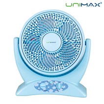 유니맥스 박스팬선풍기 벽걸이선풍기 상하각도조절 120분타이머 벽걸이겸용 UMF-B752