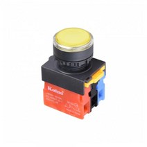 1A1B 푸쉬온 자동 복귀 리턴 스위치 트랜스부착형 380V AC LED ON-(ON) 22mm NS22-BM-L4A1A1B푸쉬 자동 복귀 리턴 스위치, 옐로우 [NS22-BM-L4AY1A1B]
