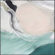 북타워 코너선반 사다리 모듈 파티션 100% 수제 유화 캔버스 월 아트 현대 추상 작품 홈 인테리어 그림 거실 침실 식당 장식, 153.100x160cm unframed - Unfra