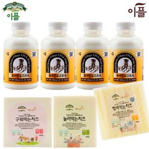 임실치즈마을 이플목장 플레인요구르트4개 찢어먹는치즈1개 구워먹는치즈1개 늘려먹는치즈1개 /고소한치즈 맛있는치즈 아이간식 캠핑간식 술안주