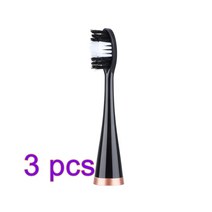전동 치석 제거기 클리너 청소 스케일러 관리, 협력사, 검은색 브러시 헤드