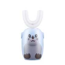 치면착색제 교정용왁스 치과용 고리 유아 아기치실 ckeyin 어린이 전동 칫솔 어린이 음파 자동 초음파 치아 칫솔 만화 패턴 3-15세 어린이, 2-27세