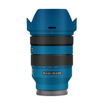 24-105 / 24105F4 렌즈 비닐 데칼 스킨 랩 커버 소니 24-105mm f4 g oss (SEL24105G) 렌즈 스티커 커버 케이스 필름, Metal Blue