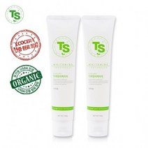 TS트릴리온 오렌지/페퍼민트 향 착한 미백치약 150g x 2개 무불소 안심성분, TS 착한 미백치약 150g x2