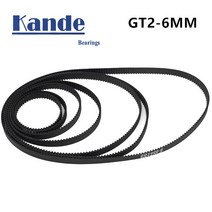 자동차 타이밍 타임 벨트 엔진 구동 교환 3D 프린터 부품 GT2 폐쇄 루프 타이밍 벨트 PU 스틸 2GT 6mm 144, 10 158mm