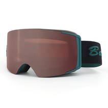 선빛 로버크 스키 고글 자석 마그네틱 탈부착 겨울 보드 방풍 스노우 스포츠, 그린