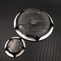 오토바이 RSD 더비 커버 및 타이밍 타이머 CNC 알루미늄 5 홀 할리 로드 킹 소프테일 다이나 FLHRS FLTFB 크롬 블랙, 2