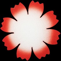 (디머스) 교실 게시판 환경 구성 꾸미기 폼아트 스치로폼 모양판 코스모스판 빨강(대), 단품