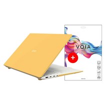 LG 2021/22년형 그램 노트북케이스 세트구성 키스킨 보호필름 14인치/15인치/16인치/17인치 (상품번호 7028641389), 옐로우+보호필름, 15인치(15Z90P/15Z95P/15Z95Q)