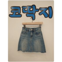 여02863 게스정품 청스커트 주니어 미니스커트 중고구제 코딱지구제