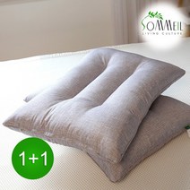 쏘메일 전사나염 마이크로화이바 경추베개솜 40x60cm 1+1