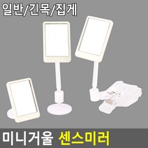 틈새활용 미니거울 사무실 각도조절 집게형 탁상 화장대거울, 부착식 일반형
