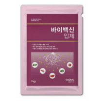 [우리농약농자재] 글로벌아그로 바이백신 입제 - 친환경 토양 바이러스 방제 / 유기농업자재 토양 바이러스 불활성화 등, 1팩(1kg)