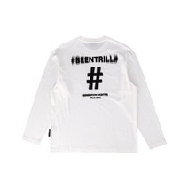 [빠른출고]/BEENTRILL SHAKE 해시태그 롱슬리브 티셔츠(화이트)