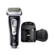 브라운 면도기 세척기 가성비 9360CC 남성 시리즈 9 4장 칼날 세정기 부착 모델 목욕 면도 대응 케이스 첨부 느와르 211000