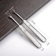 가죽공예 diy세트 도구 wuta leather tools groover skiving, 2개 세트