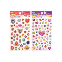 금홍팬시 스튜디오8 샤이닝 쥬얼리스티커 다꾸, 퍼플/246495