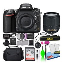 nikon d750 24.3mp dslr 디지털 카메라와 18-140mm vr 렌즈(1581) 디럭스 번들 sandisk 64gb sd 카드 + 대형 카메라 가방 + 필터 키트 +