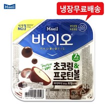 바이오 초코링프로틴볼 130gx6개/토핑요거트/냉장무배, 6개, 130g