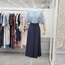 레니본 D링제천벨트와이드팬츠-RE21B4PT705(NA)