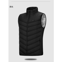 오토바이 열선조끼 usb 충전식 바이크 2022 지능형 온도 제어 전기 난방 조끼 충전 전신 자기 따뜻한 옷 겨울, [01] S, [01] Black