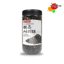 자연한재 국산 볶은 서리태 검은콩 간식용 검정콩 뻥튀기, 1팩, 350g