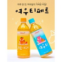 티트리트 여우티 페트 6개 귤먹은 여우티 페트 6개, 12개, 500ml
