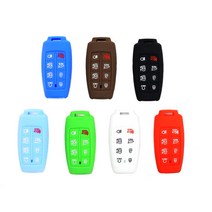 [3G MALL] 제네시스 G70 G80 GV70 GV80 젤리 키케이스 홀더 용품, 6버튼_그린