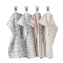 이케아 INAMARIA 이나마리아 행주 30x40cm 4개 패턴 블루 핑크