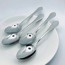 BELEZA 벨레자 디저트 샐러드 스푼 포크 4개입, 2. 스푼 4개