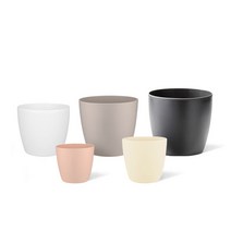 마이플랜트 엘호 브뤼셀 저면관수 플라스틱 인테리어 화분 ( 10호 ~ 16호 ), 앤트러사이트