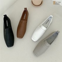 [로즈블로썸] [멜팅브라운] 여자 소가죽 구두 여성 캐주얼 로퍼 K371 (6582965)