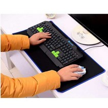 네오플랜 마우스 키보드 게이밍 장패드 택 1 [APX589], 大(300x800x2mm), 블루