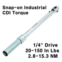 스냅온 CDI 토크 라쳇 렌치 복스 20 150 In Lbs 2.8 15.3 NM