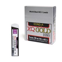 동아 XQ GOLD 1000 샤프심 12ea 0.5mm 2B B HB, 12개입
