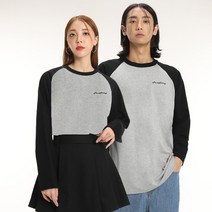 그랜피니 남녀공용 롱슬리브 시그니처 자수 나그랑 긴팔 티셔츠 GFNR01