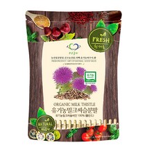 푸른들판 유기농 밀크씨슬 분말 가루 파우더 100% 실리마린 밀크시슬 SILYMARIN 추천, 500g, 1개