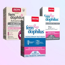 자로우 펨 도피러스 여성 질 유산균 10억 50억 프로바이오틱스, 100억 30캡슐(상온보관용)