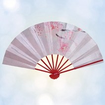 중국 전통 꽃 부채 댄스 팬 다채로운 29*51cm 성인 핸드 방수 이브테일 a 메인 Abanicos Para Boda De Mano, 한개옵션1, 38 A38