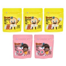 휴롬키즈 브레드이발소 자일리톨 캔디 35g, 5세트