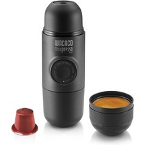 와카코 미니프레소 NS 휴대용 에스프레소 머신 / Nespresso 캡슐 호환 /캠핑, 기본
