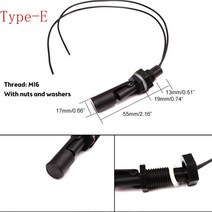 [무료배송]사이드 마운트 액체 수위 센서 컨트롤러 수평 플로트 센서 스위치, 05 Type E