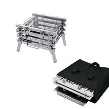 캠프 캠핑 화로대 가방 차박 대형 접이식 테이블 그릴 용품 세트 파이어 플레이스 숯불그릴/화로대