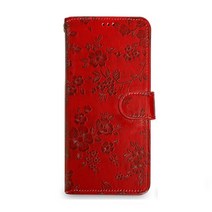 폰누리 플로아 꽃무늬 플라워 패턴 가죽 지갑형 다이어리케이스