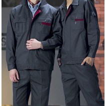 봄가을 용접 상하작업복 세트 자동차 정비복 점퍼 현장 방염복 안전복, 07. 190/4XL, 11. 업그레이드 미디엄 그레이(상하)