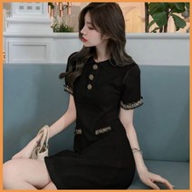 숏 원피스 큐티 카라넥 로맨틱 추천 봄 여름 옷 여성 여자 의류 드레스 상의 여친 룩 트렌드 코디 스타일 의상 대학생 외출 패션 패셔니스타 디자인 룩북 유행 OPC009
