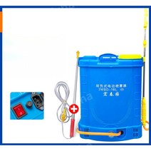 리튬 배터리 충전식 농약분무기 16L 18L 20L 살포기자동 대용량 배낭식 고압 분사기, 16L + 2.6M 분사기