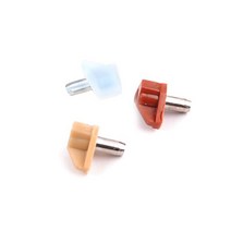 선반용 철다보 5*10mm / 타공형 매입 다보 선반 받침대 지지대 씽크대 가구 찬장 수납 주방 아크릴 선반 칸막이 칸나누기 정리 가구부속, 3) 체리 (1ea)